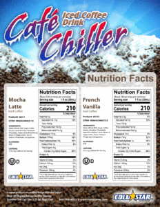 Cold-Star-Cafe-Chiller-Products-2021-Nutrition-Facts